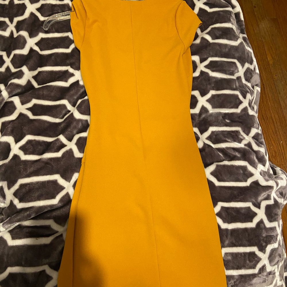 Yellow Tight Dress